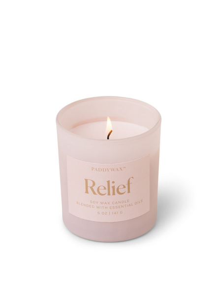 Relief Lavender & Orange Soy Wax Candle