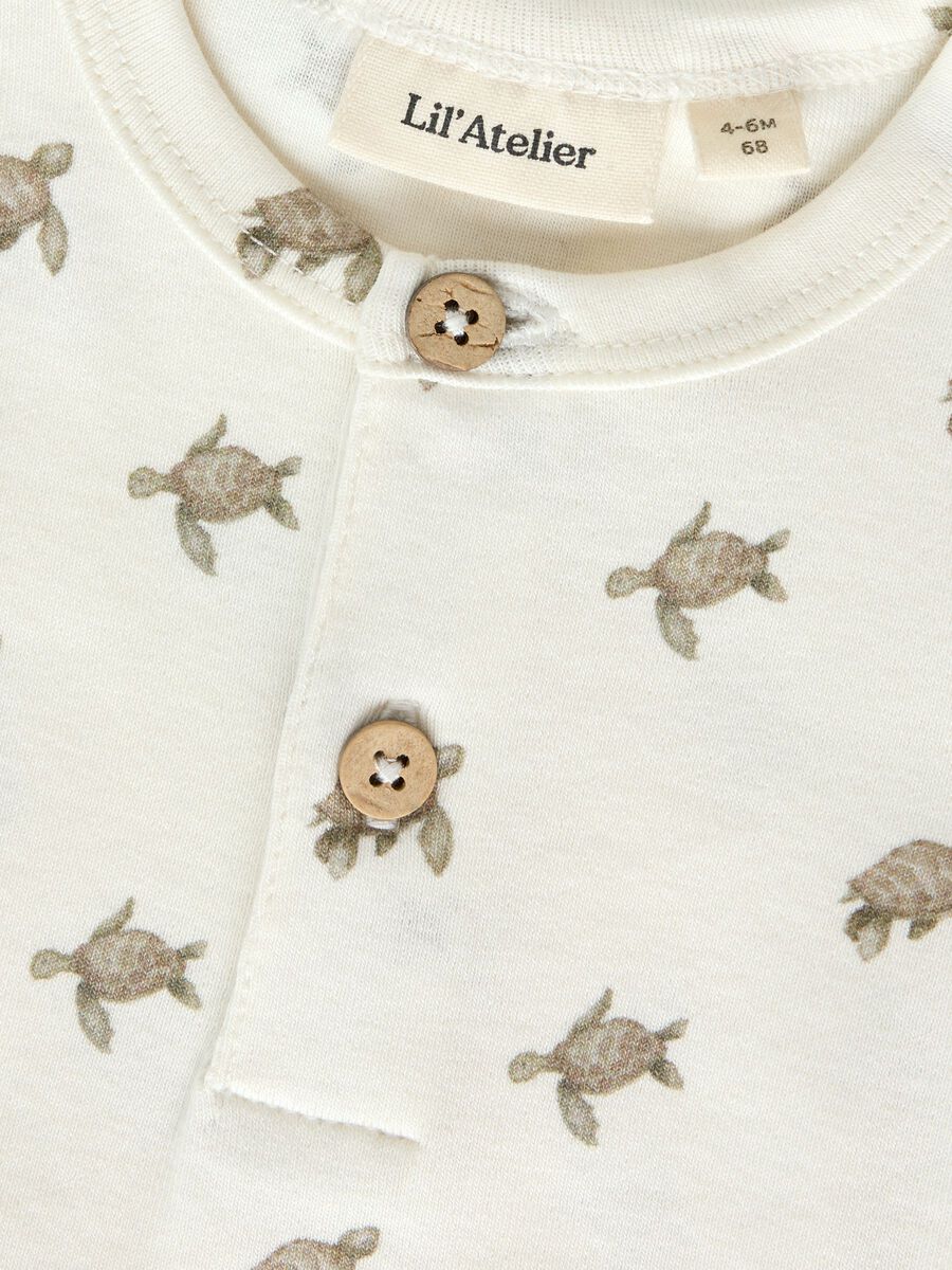 name it - Turtle printed romper
