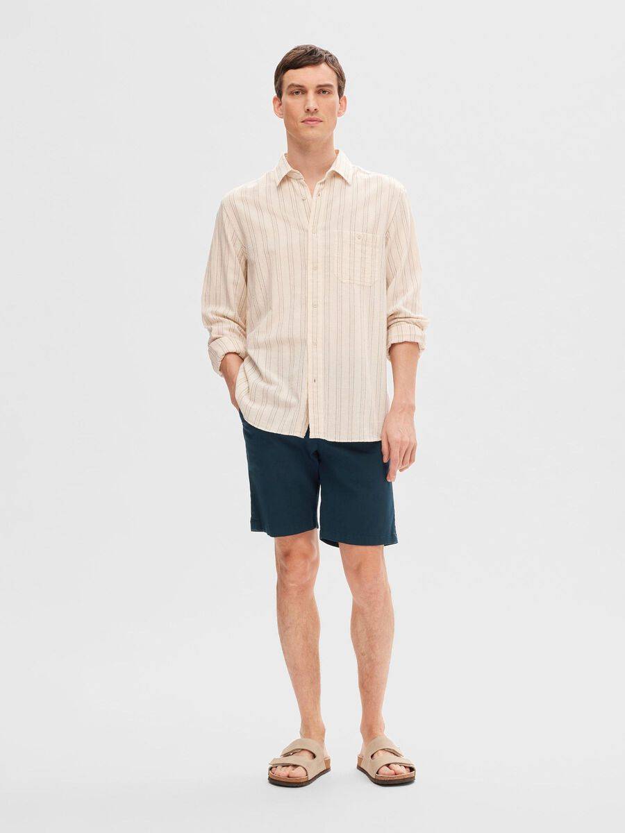 Selected Homme Miles Flex Shorts - Sky Captain