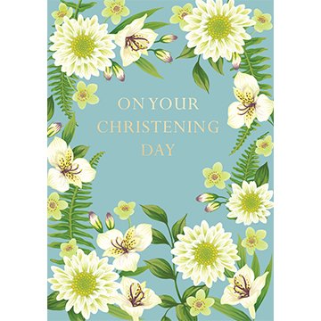 Christening Day Card