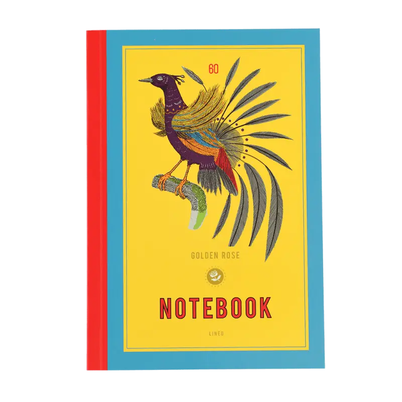 Rex London - A5 notebook - GOLDEN ROSE