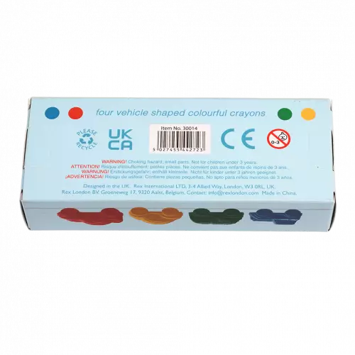 Car Crayons - Set of 4