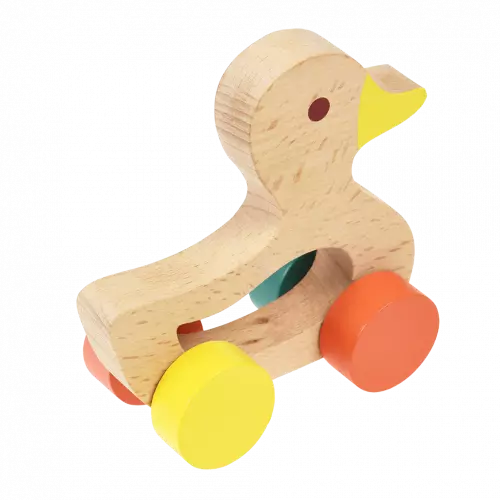 Wooden Duck Push Along Toy