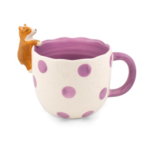 Sass & Belle Peeking Corgi Mug