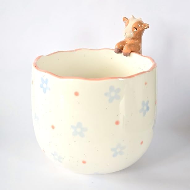 Sass & Belle Peeking Goat Planter - Indoor Plant Pot