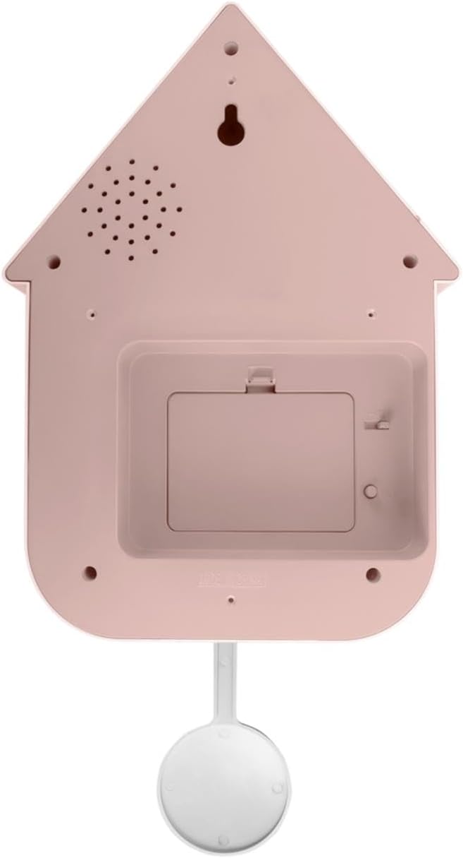 Karlsson Wall - Clock Dupla Color Cuckoo (Soft pink w. cobalt blue)