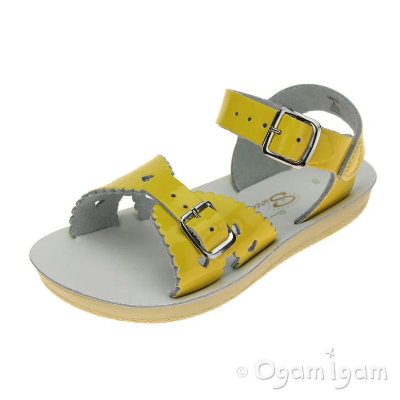 Sun-San Salt Water Sandals - Sweetheart Yellow Patent