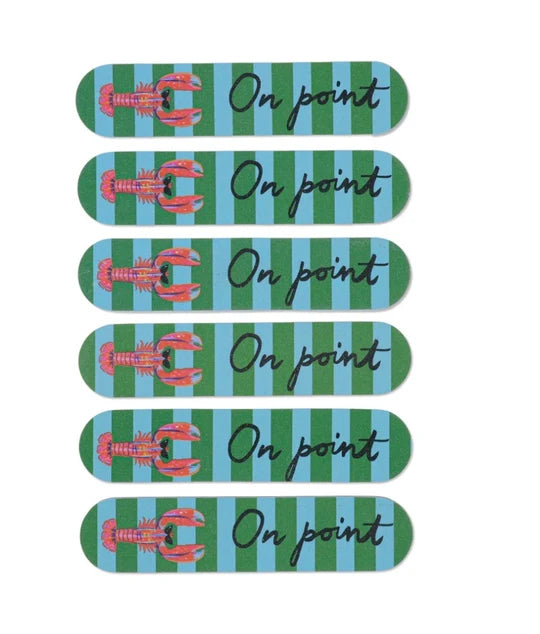 HiJinx - On Point Emery Boards (Set of 6)