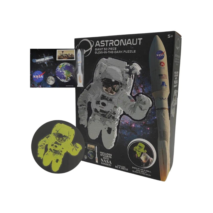 Astronaut Giant 49 Piece Glow in The Dark Puzzle