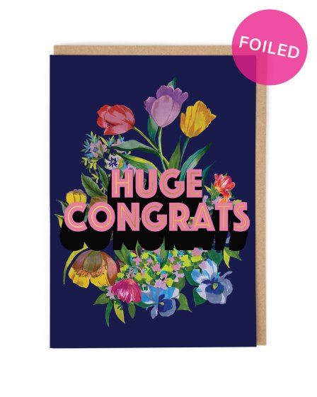 Huge Congrats Card