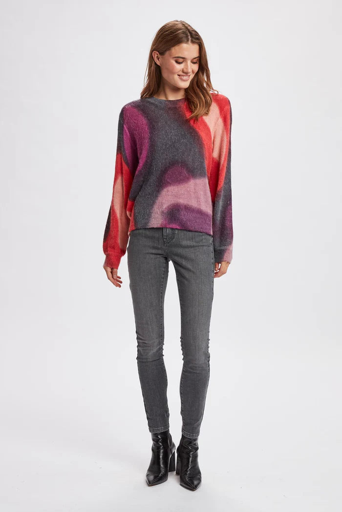 Numph Nublur Pullover- Vibrant Orchid