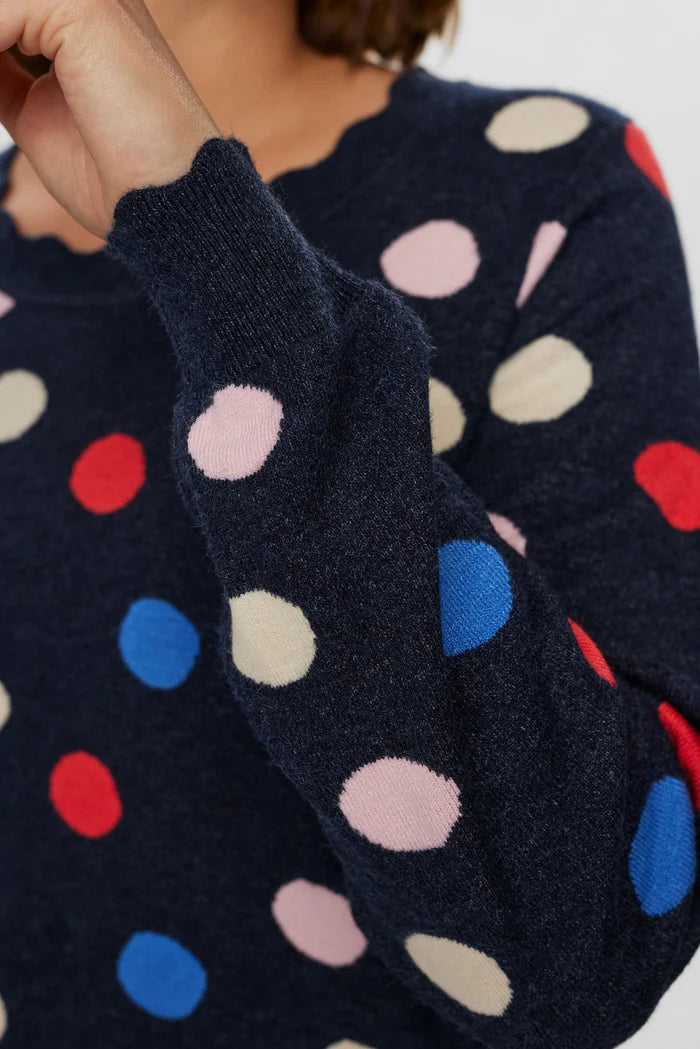 Numph Nubagataha Pullover - Dress Blue