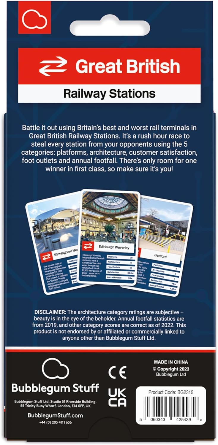 Great British Railway Stations Card Game