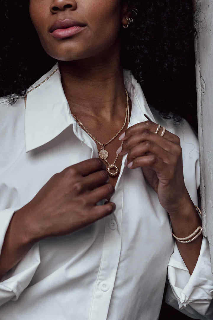 Tutti & Co Sail Necklace - Gold