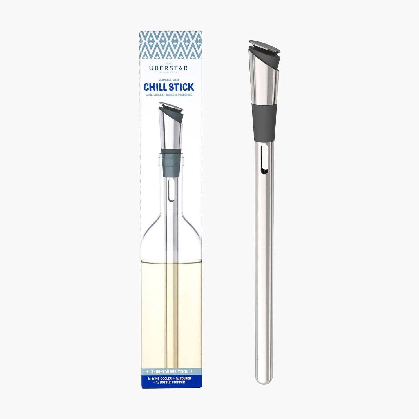 UBERSTAR - Stainless Steel Wine Chill Stick