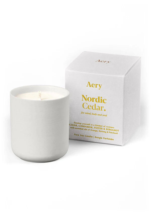 Aery - Nordic Cedar Travel Scented Candle