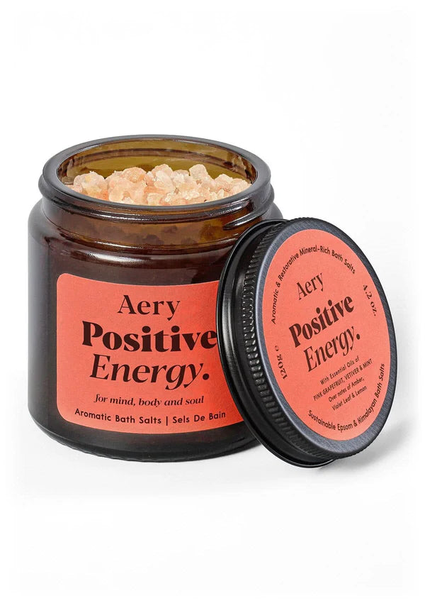 Aery Positive Energy Mini Bath Salts - Grapefruit Vetiver & Mint