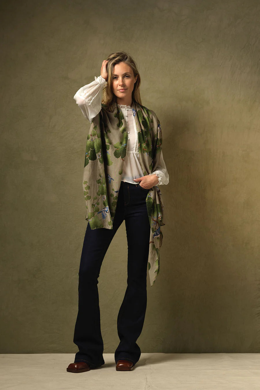 Acer Green Scarf - One Hundred Stars