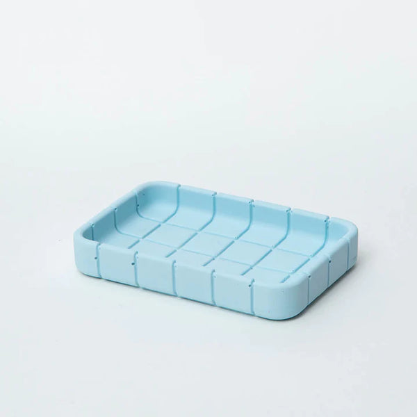 Tile Soap Dish - Steel Blue