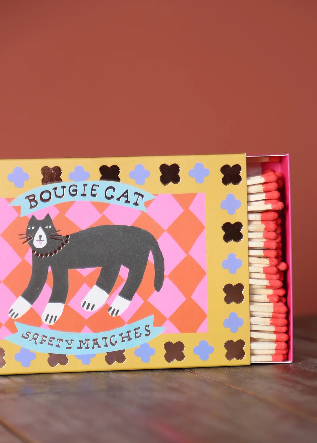 Paddywax - Large Rectangle Boxed Matches Bougie Cat