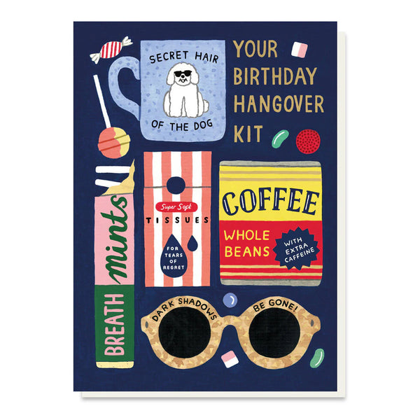 Hangover Kit Birthday Card