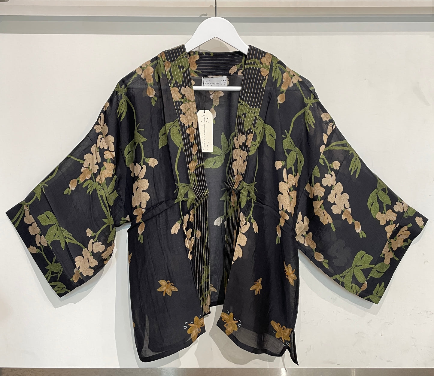One Hundred Stars - Kimono Black KIMWISBLK-1