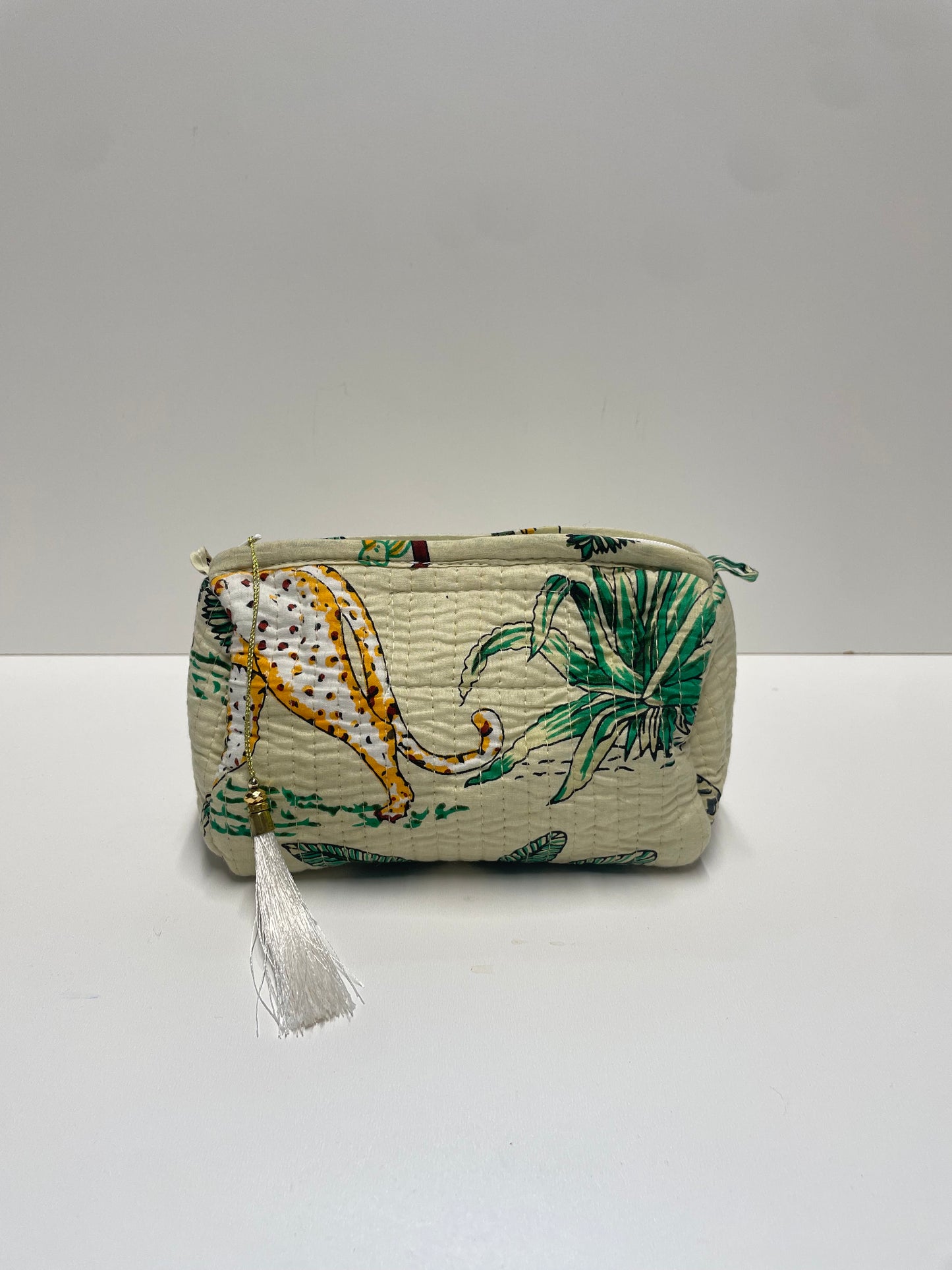 CYC Jungle Cream Cotton Wash Bag - Small