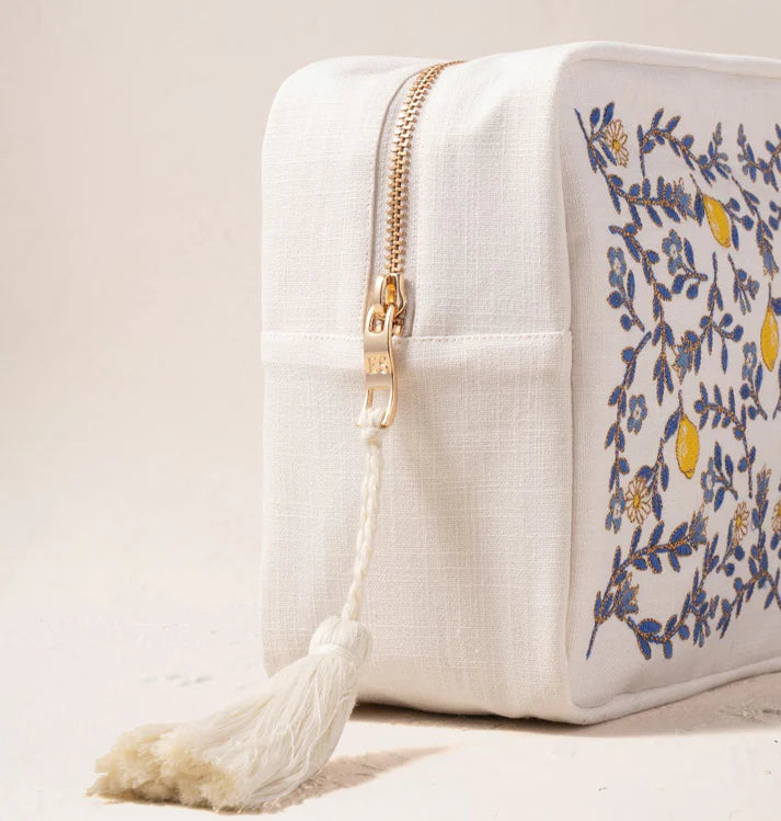 Elizabeth Scarlett - Lemon Garden Wash Bag