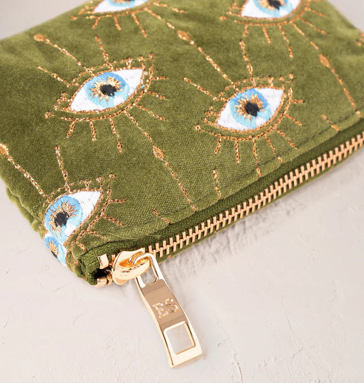 Elizabeth Scarlett Mystical Eye Coin Purse - Garden Green