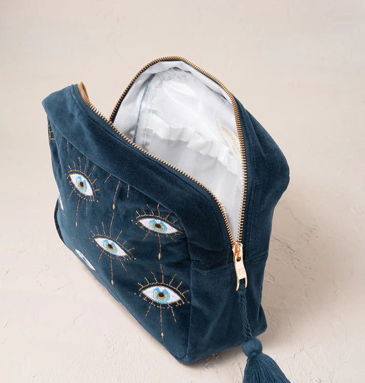 Elizabeth Scarlett Mystical Eye Wash Bag - Ivy Blue
