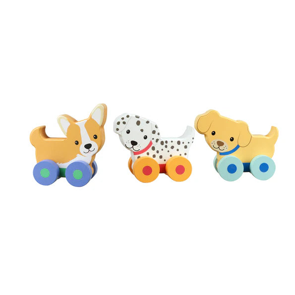 Orange tree toys - Puppy Push Toys