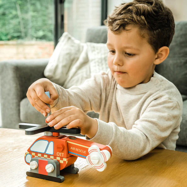 Orange Tree Toys - Buildable Helicopter