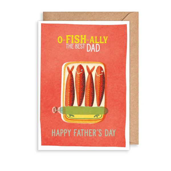 O-Fish-Ally Best Dad Father's Day Card