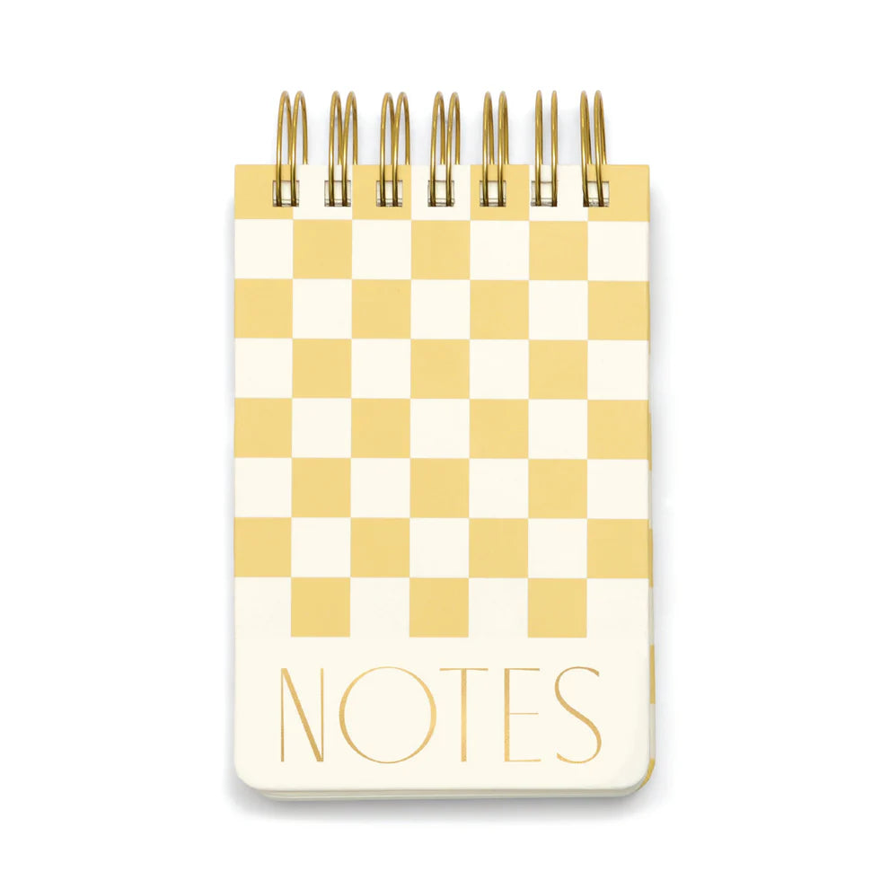 Designworks Ink - Twin Wire Notepad - Checks