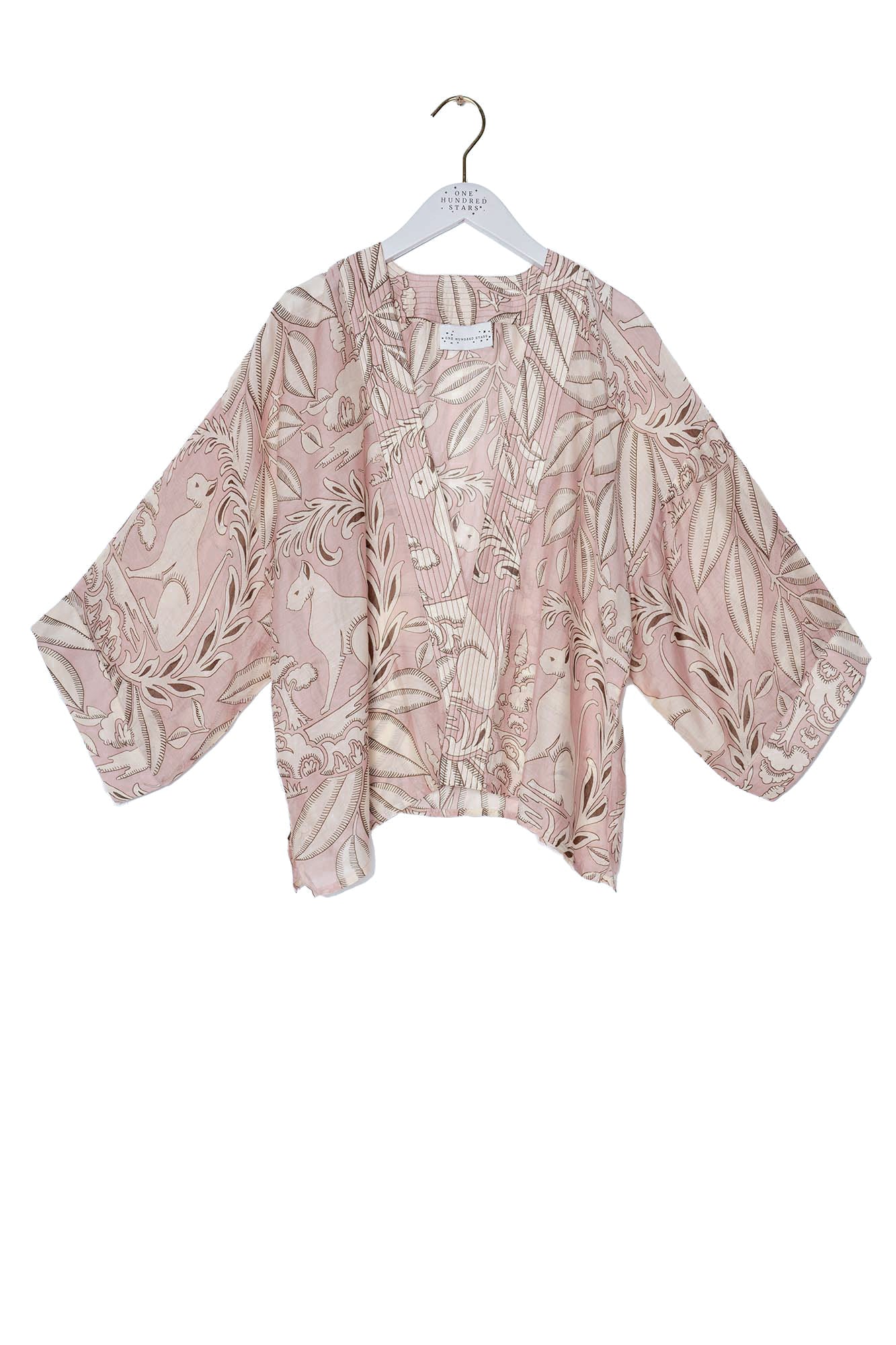 Sphinx Pink Kimono - One Hundred Stars