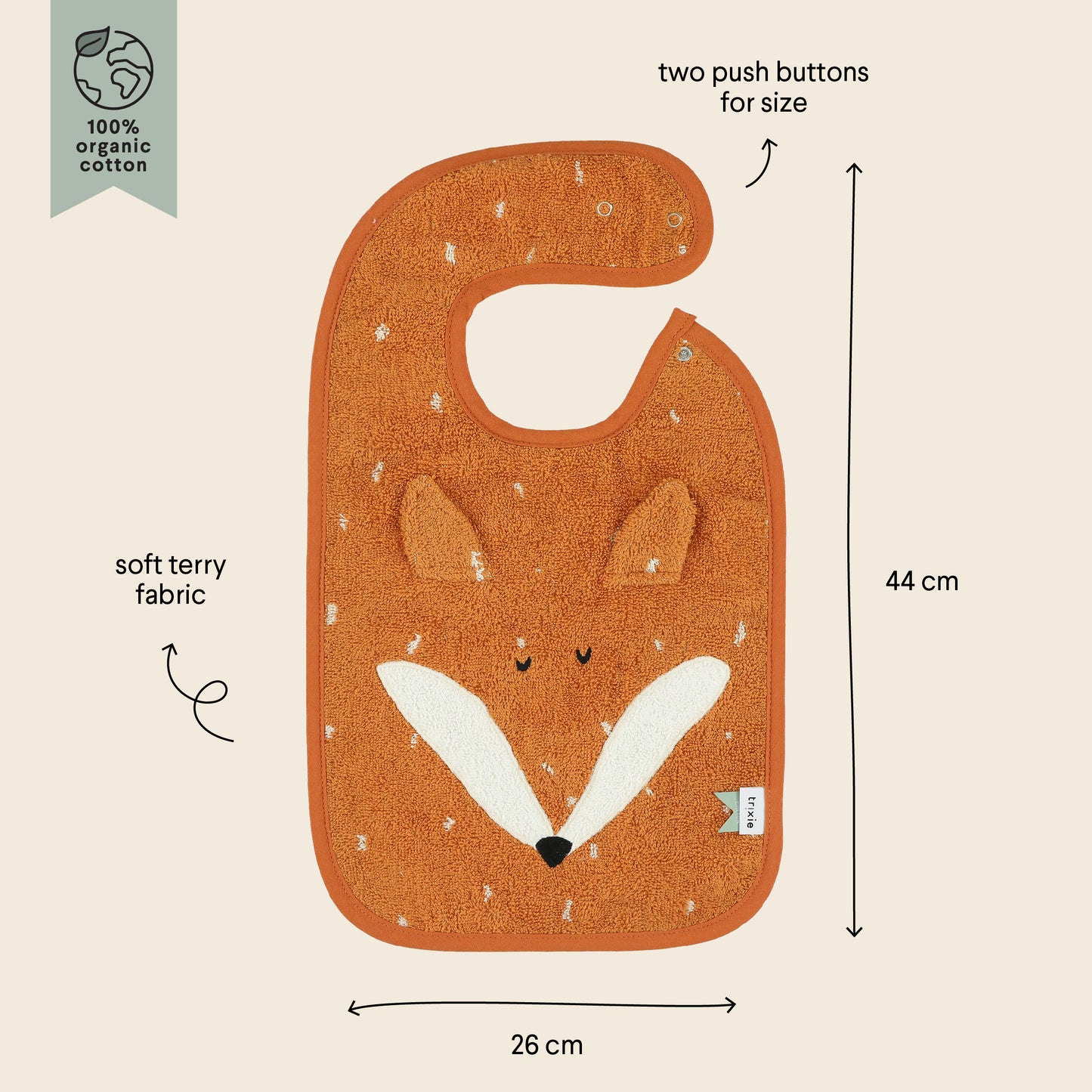 Trixie Bib - Fox