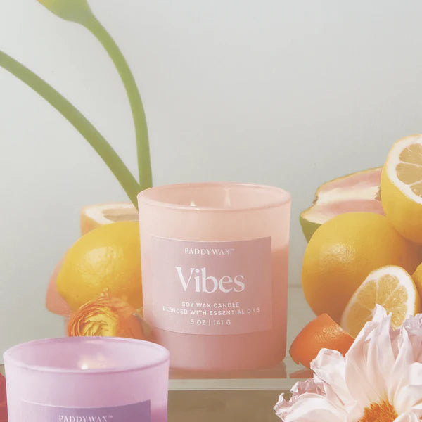 Vibes Yuzu Grapefruit, & Orange Soy Wax Candle