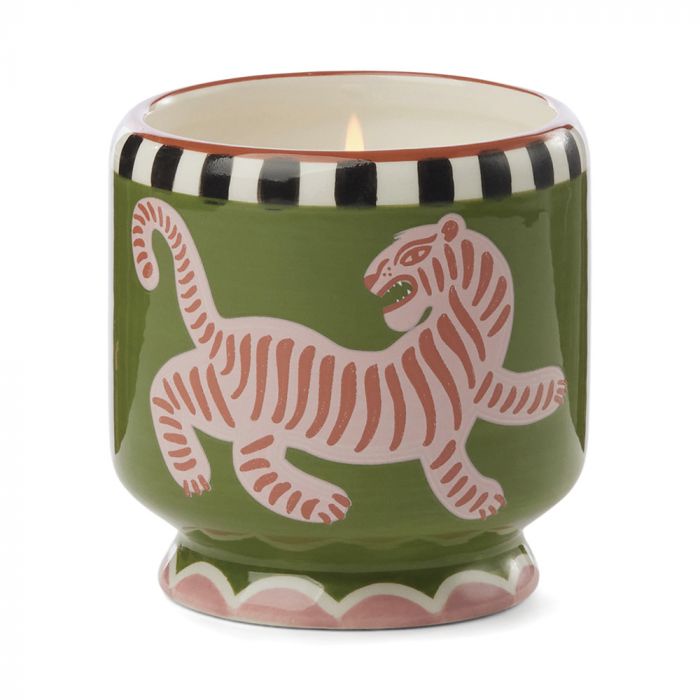Paddywax Tiger Soy Wax Candle - Black Cedar & fig