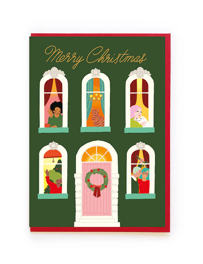 Happy House Christmas Card - Pack of 5