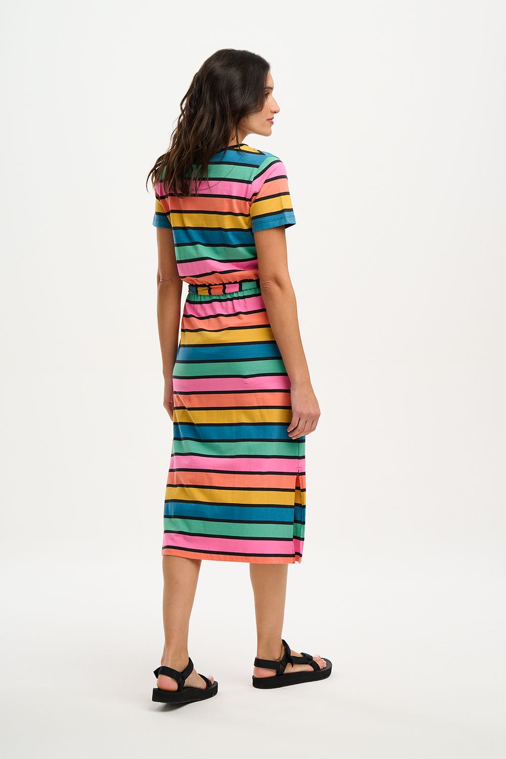 SugarHill Brighton Flissy Jersey Midi Dress - Multicolour