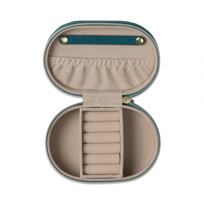 DesignWorks Ink - Teal Moon Oval Jewellery Case