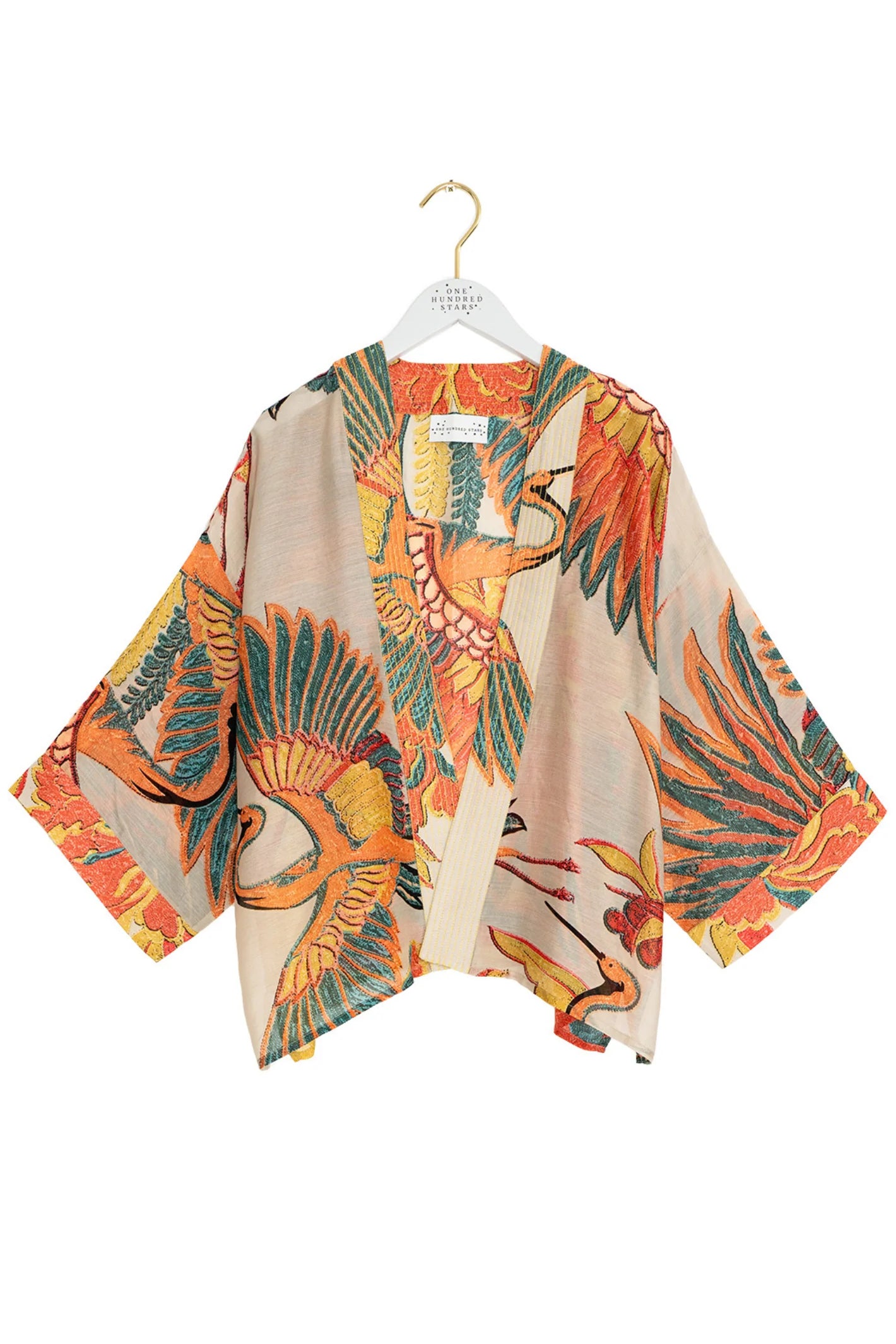 KIMCRASTO Crane Stone Kimono - One Hundred Stars