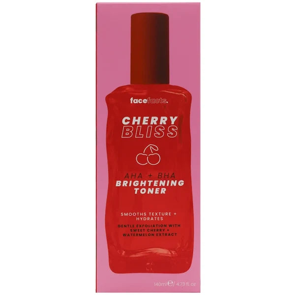 Face Facts - Cherry Bliss AHA & BHA Brightening Toner