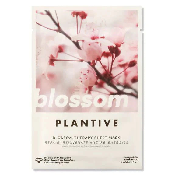 Plantive Blossom Plant Therapy Biodegradable Sheet Mask