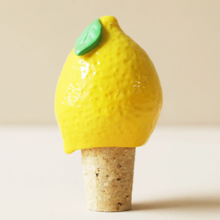 Lisa Angel - Lemon Cork Bottle Stopper