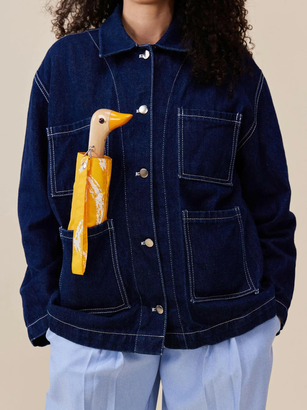 Original Duckhead Compact Umbrella - Saffron Brush