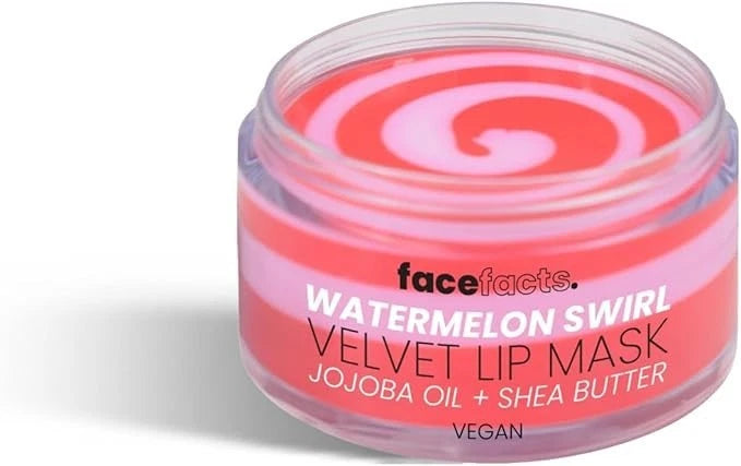 FaceFacts - Watermelon Swirl Velvet Lip Mask