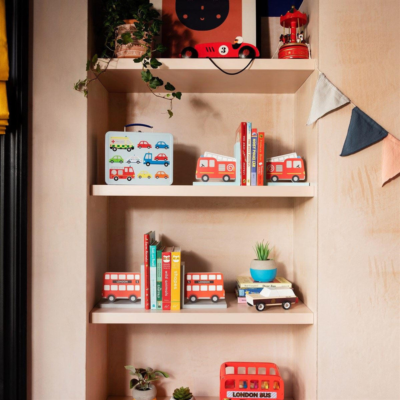 London Bus Book Ends