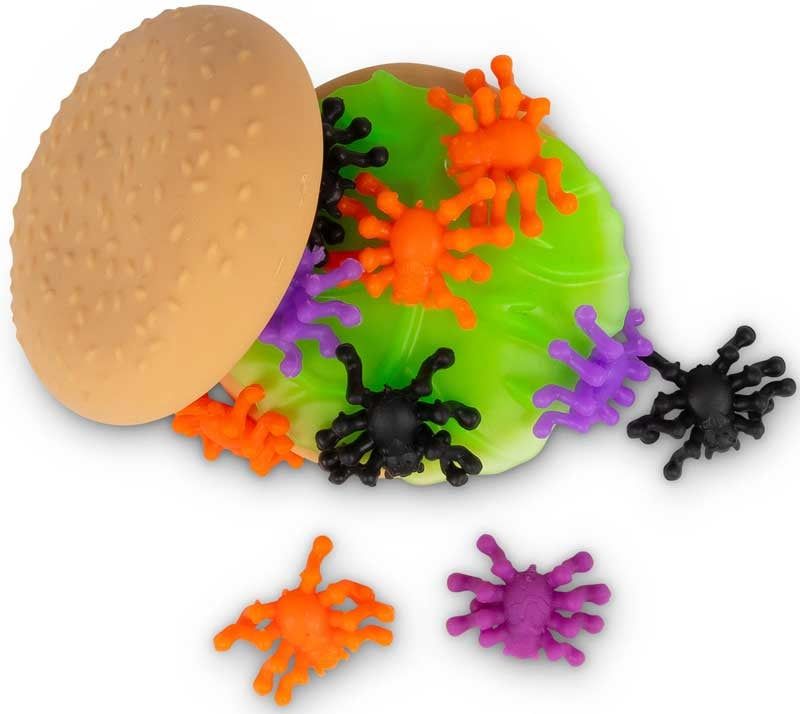 Scrunchems - Spooky Spider Burger Squishy