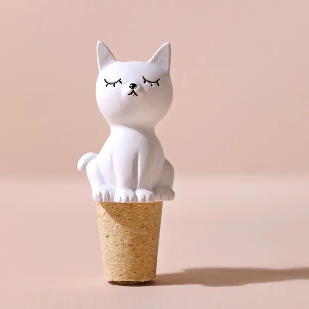 Lisa Angel - Seated Cat Bottle Stopper